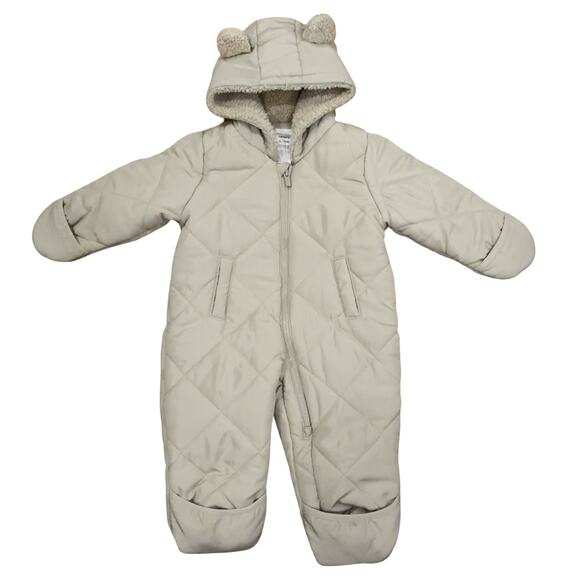 Carter's Baby 1-Piece Snowsuit, 6/9 Months - Picture 1 of 9